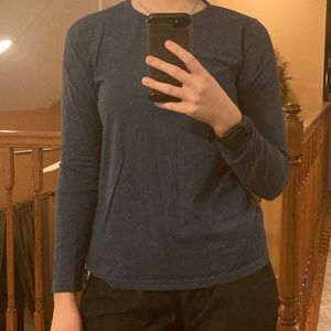 navy Blue long sleeved shirt